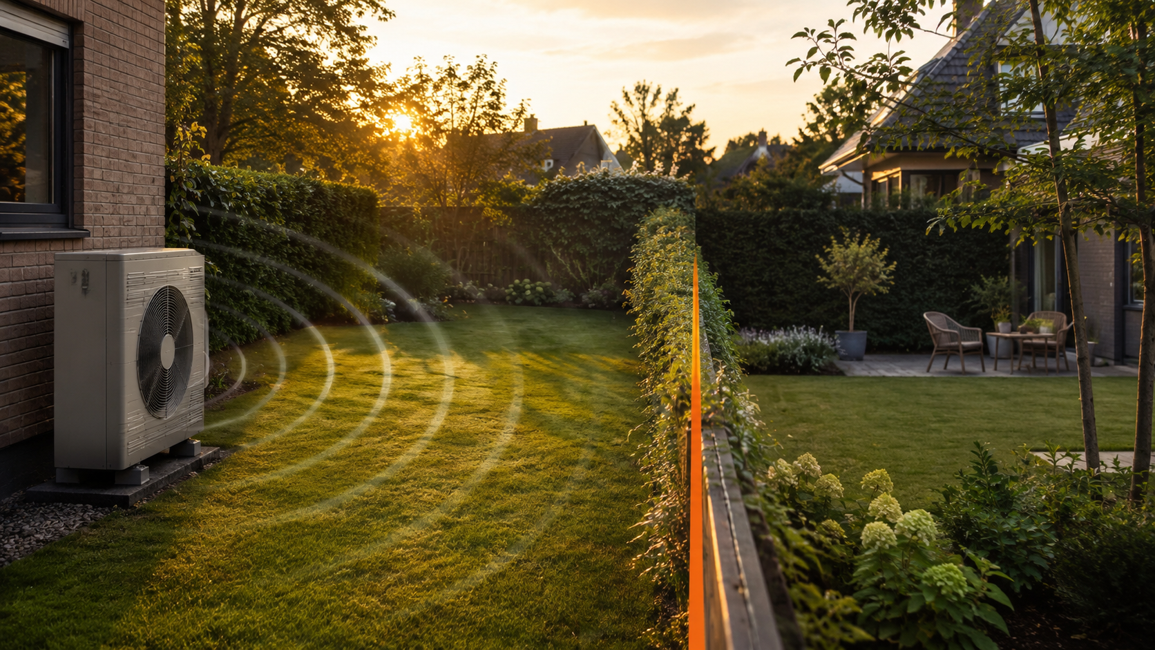 Warmtepomp geluidsnormen 2026: wat mag er wel en niet op de erfgrens?