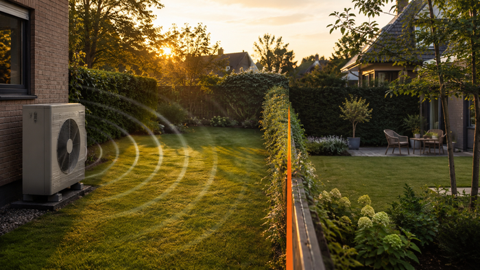 Warmtepomp geluidsnormen 2026: wat mag er wel en niet op de erfgrens?
